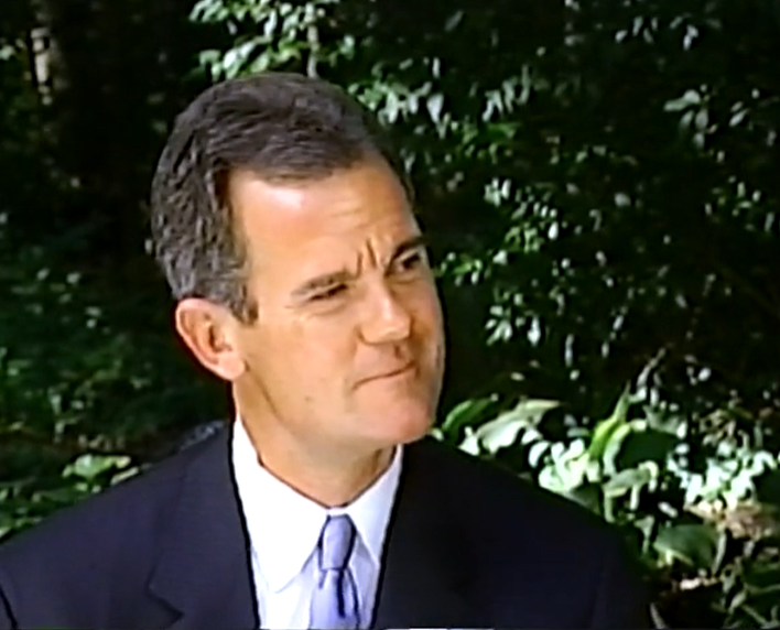 Indy sports anchor Mark Patrick sits outside Bob Knight's Bloomington home the day after Knight was fired by IU, for a two-hour interview.