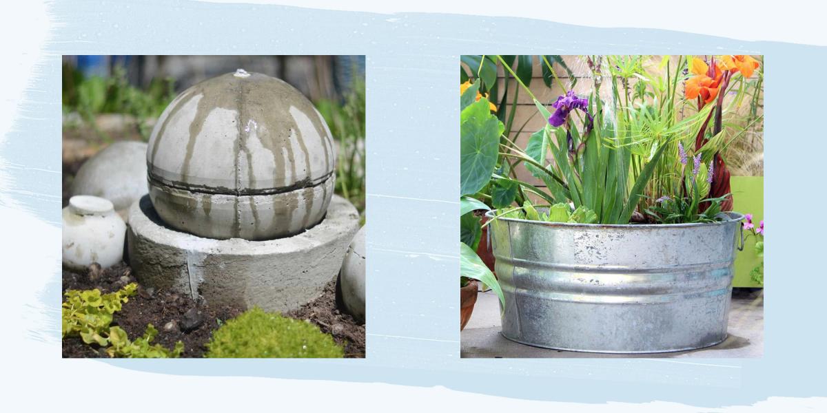 diy filtre à ruissellement  Diy fountain, Diy garden, Patio driveway ideas