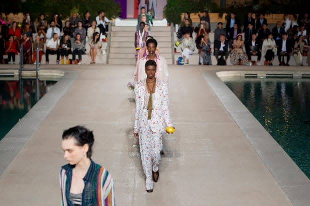 The finale from the Missoni Spring 2020 collection. Photo: Imaxtree