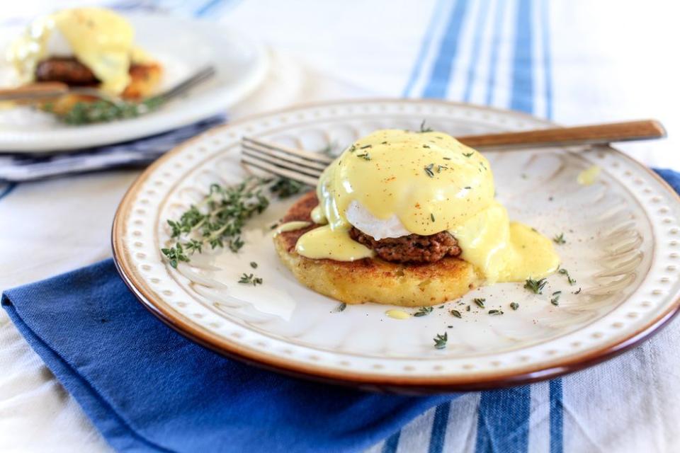 Potato Cake Benedict