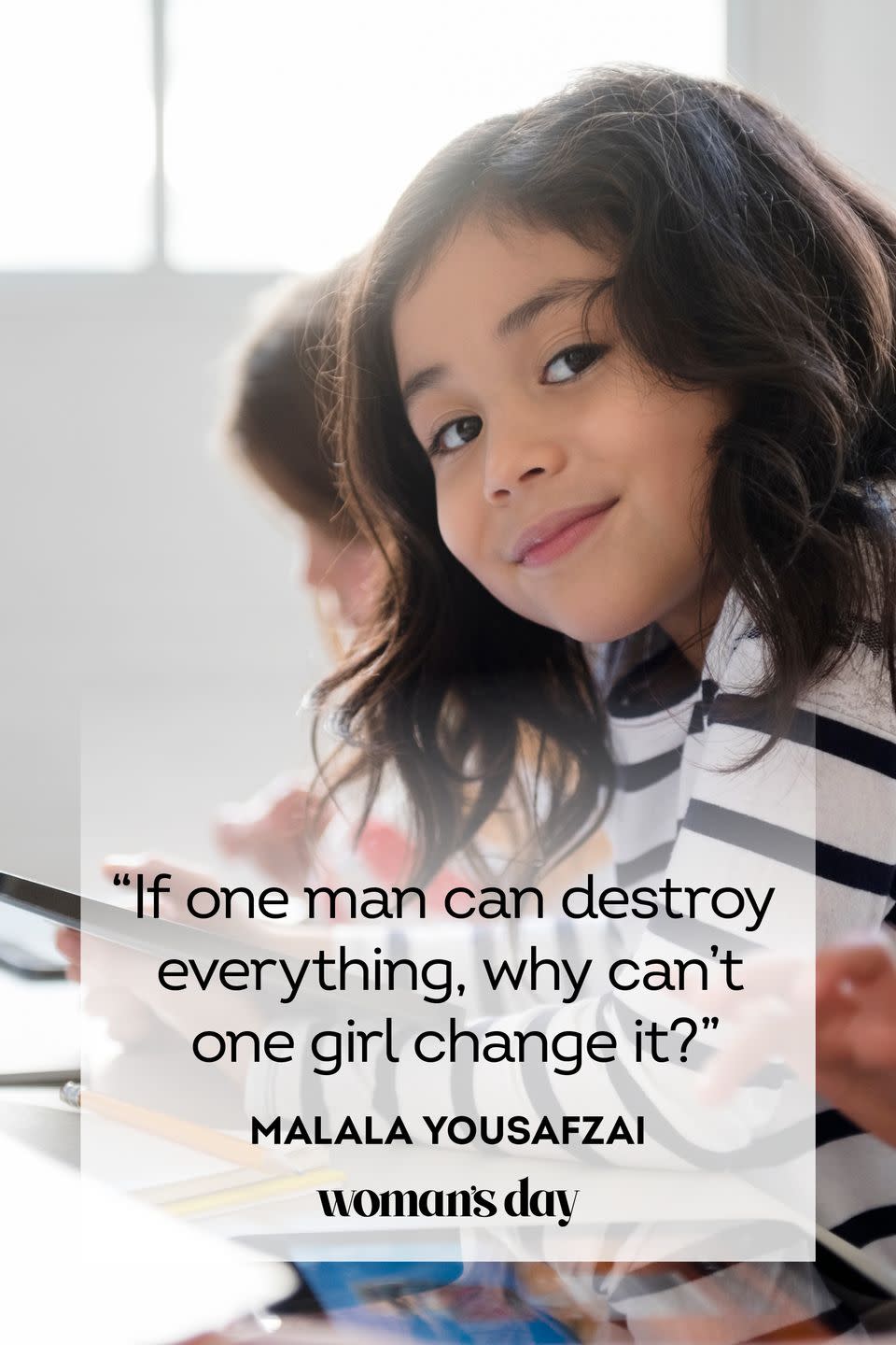 <p>“If one man can destroy everything, why can’t one girl change it?”</p>