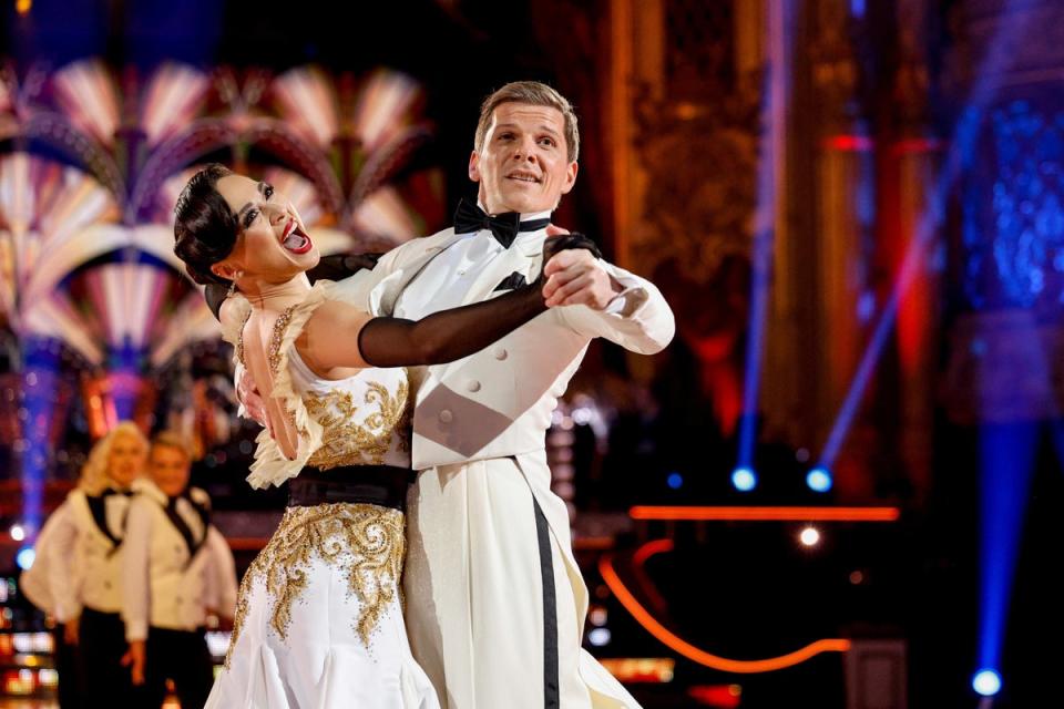 Nigel Harman and dance partner Katya Jones (PA Media)