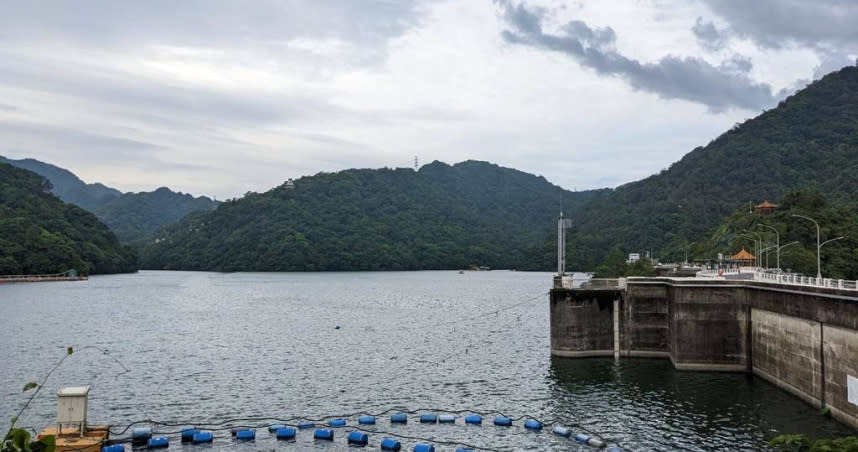 卡努颱風來勢洶洶，北水局實施防汛整備，圖為石門水庫現況。（圖／北水局提供）