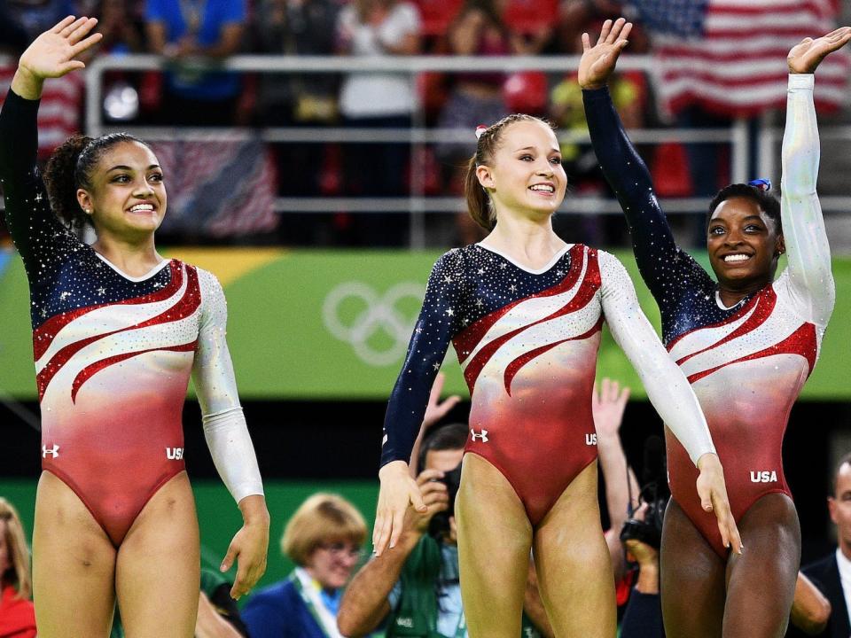 "The Final Five" USA Gymnastics team.