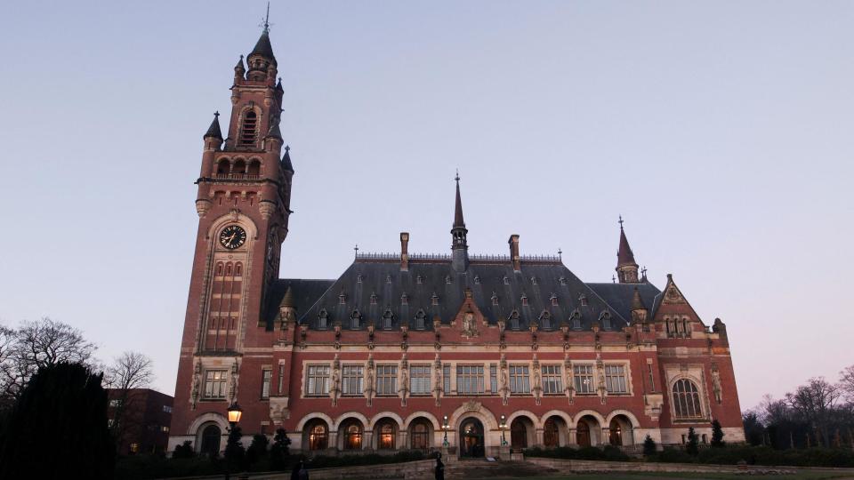 A view of the International Court of Justice in The Hague, Netherlands