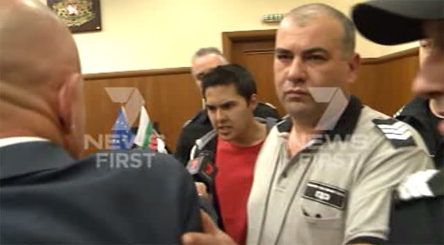 Zahariev called the trial a farce. Source: 7 News