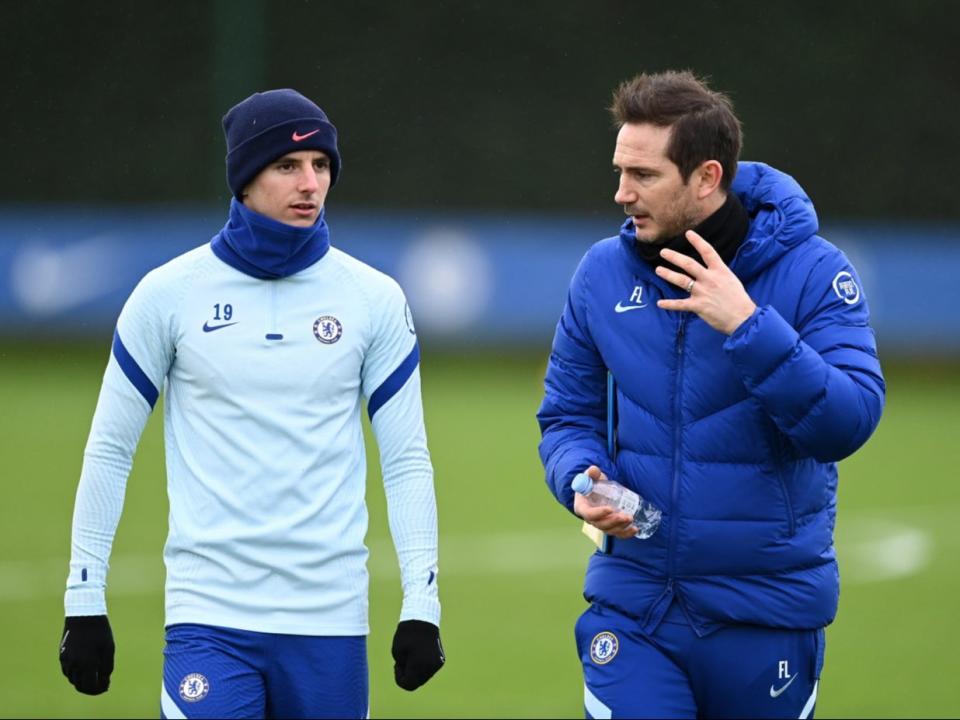 Mason Mount and Frank Lampard (Chelsea FC via Getty Images)