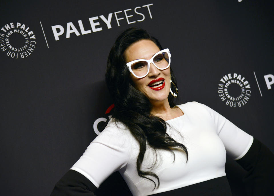 HOLLYWOOD, CALIFORNIA - MARCH 17:  Michelle Visage attends the Paley Center for Media's 2019 PaleyFest LA "RuPaul's Drag Race" at Dolby Theatre on March 17, 2019 in Hollywood, California. (Photo by Chelsea Guglielmino/WireImage)