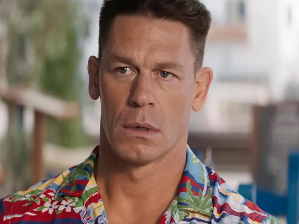 John Cena as Wyatt in "Argylle."