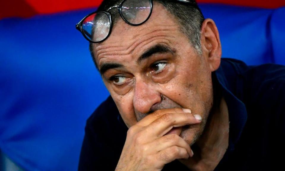 Maurizio Sarri after Juventus lost the Coppa Italia final to Napoli in a penalty shootout