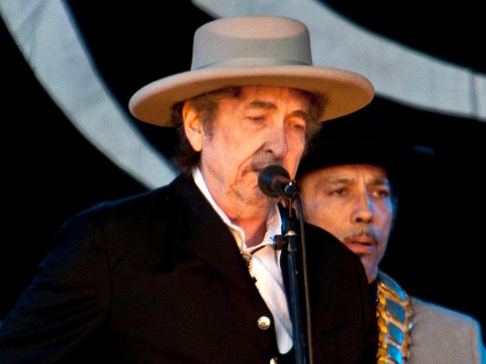 Bob Dylan während eines Auftritts in England (Bild: Keith Mayhew/Landmark Media/ImageCollect)