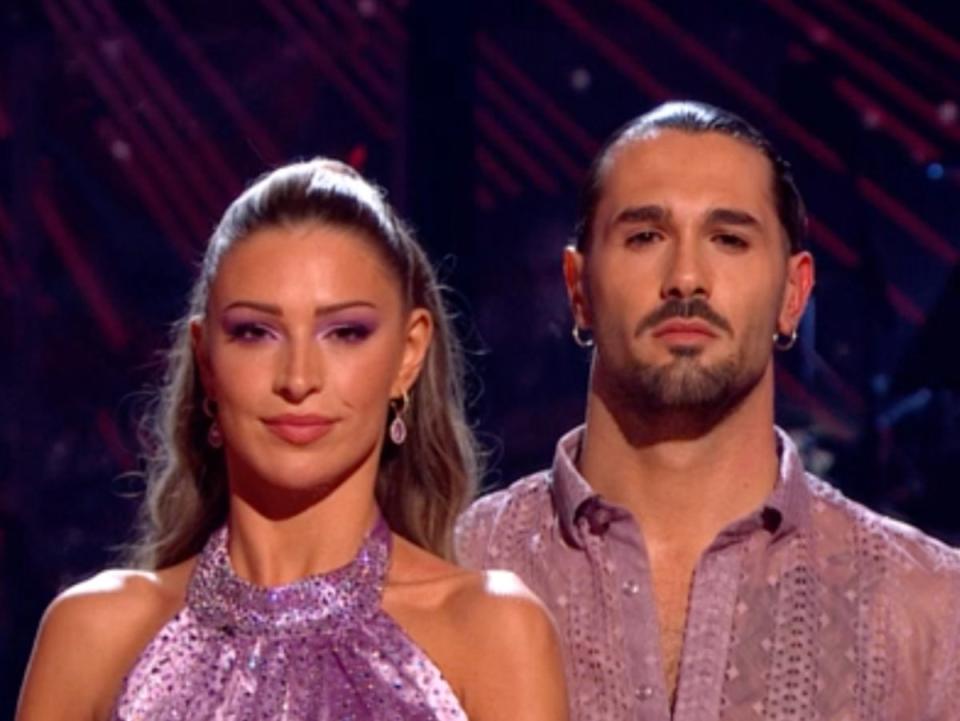 ‘Strictly’ stars Graziano Di Prima and Zara McDermott (BBC)