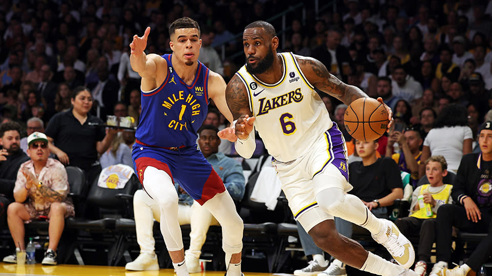 LeBron James from the  Los Angeles Lakers and Michael Porter Jr. from the Denver Nuggets.