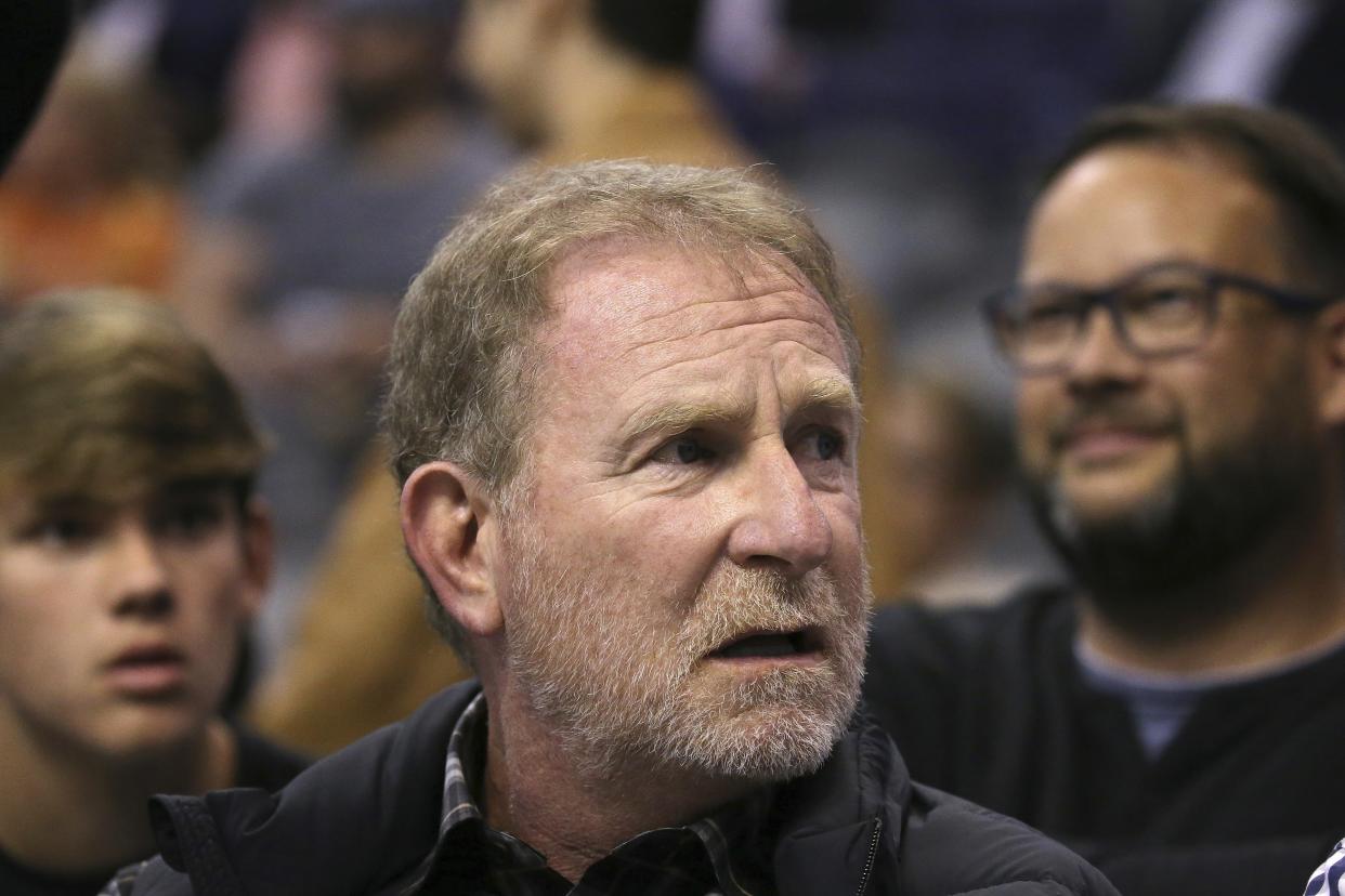 Phoenix Suns owner Robert Sarver received a far less severe punishment than former Clippers owner Donald Sterling despite similar transgressions. (AP Photo/Ross D. Franklin)