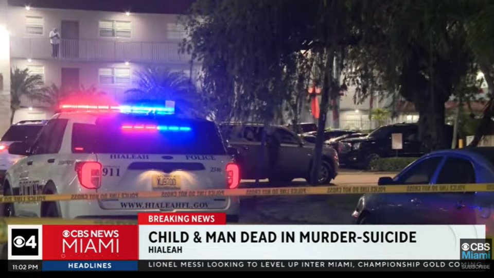 La policía de Hialeah investiga la muerte de un hombre y su hijo como un “homicidio-suicidio”.