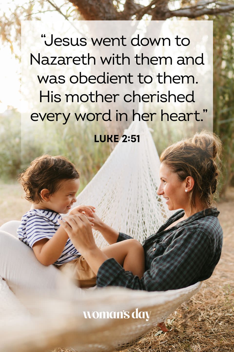mothers day bible verses luke 2 51