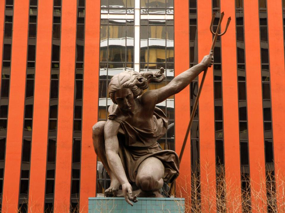 Like the fictional Springfield, Portland has a statue at the centre of town (Getty Images)