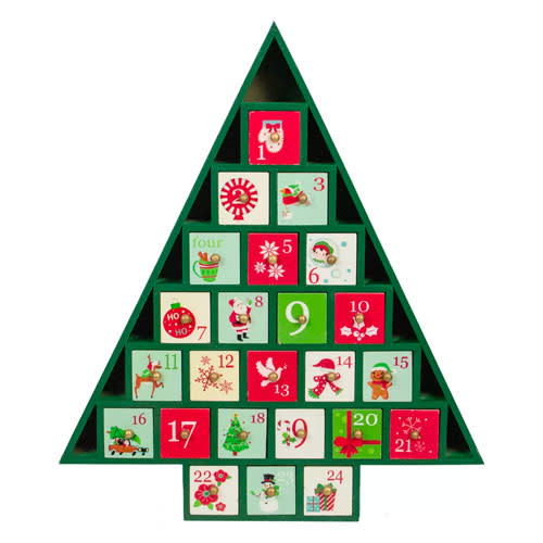 christmas tree advent calendar for 2021