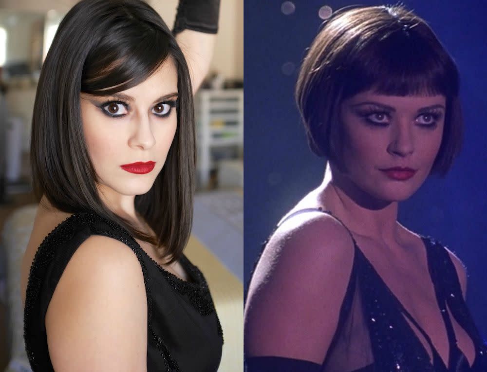 For “Chicago’s” 15th anniversary, I recreated Velma Kelly’s sultry makeup