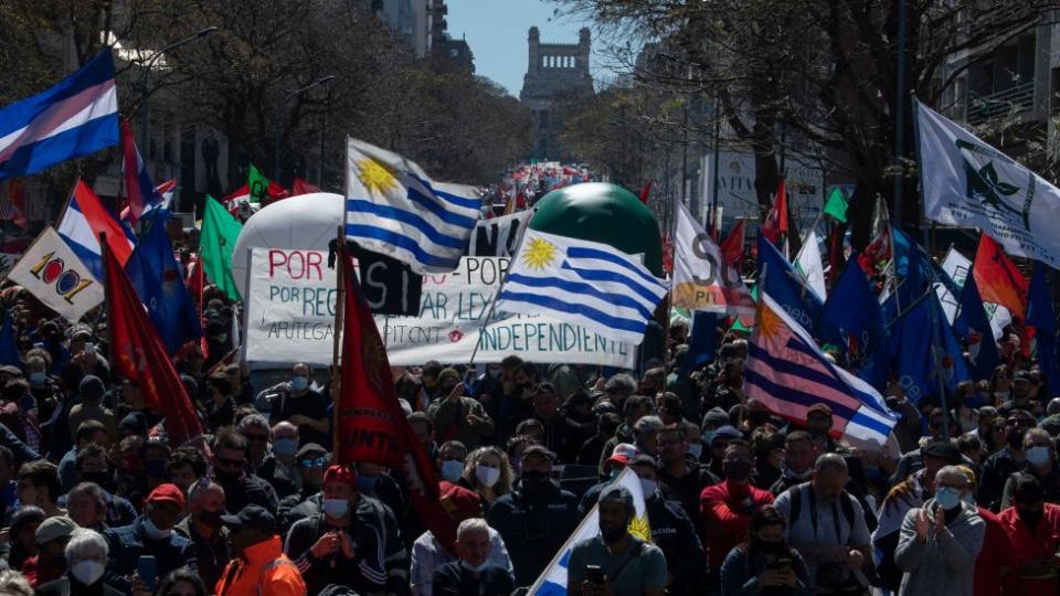 Paro en Uruguay en septiembre de 2021