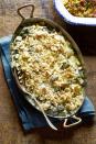 <p>Switch things up this Christmas with these scalloped oysters, baked with leeks, plenty of butter, and topped with Saltine crackers.</p><p><strong><a href="https://www.countryliving.com/food-drinks/a29132365/scalloped-oysters-recipe/" rel="nofollow noopener" target="_blank" data-ylk="slk:Get the recipe;elm:context_link;itc:0;sec:content-canvas" class="link ">Get the recipe</a>.</strong> </p>