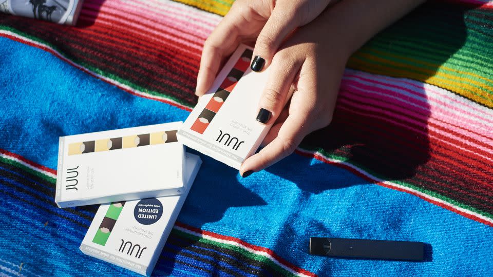 Juul was compared to the Apple iPhone, thanks to its streamlined design and clean packaging. - Gabby Jones/Bloomberg/Getty Images