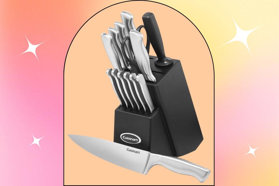 the amazon cuisinart knife block set