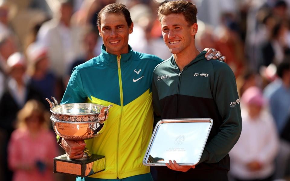 rafael nadal casper ruud live french open 2022 mens final - GETTY IMAGES
