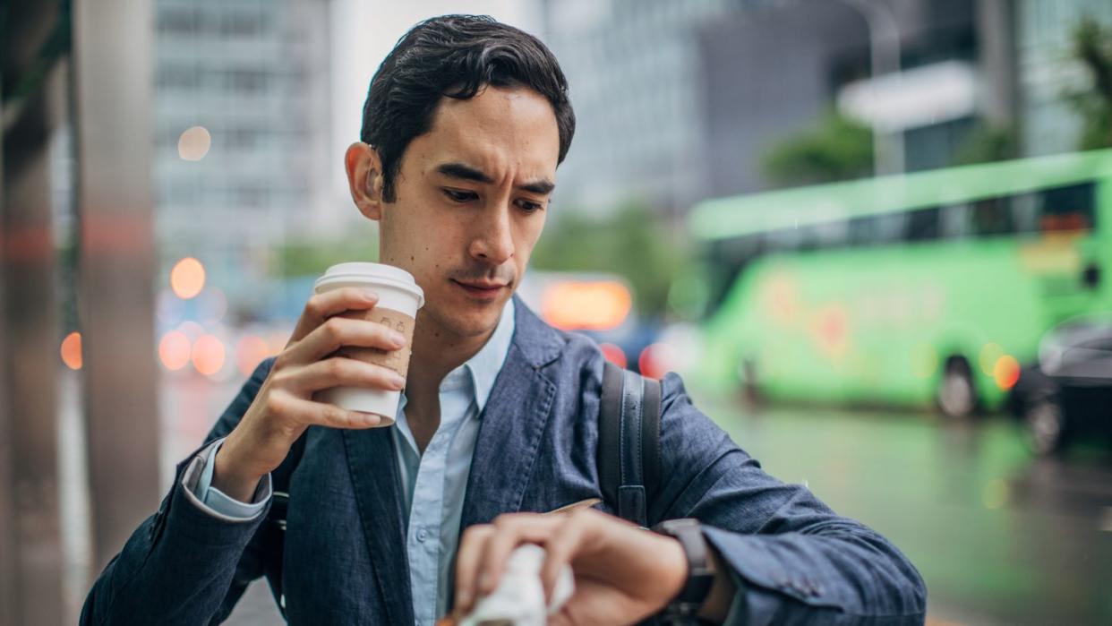 businessman in the city