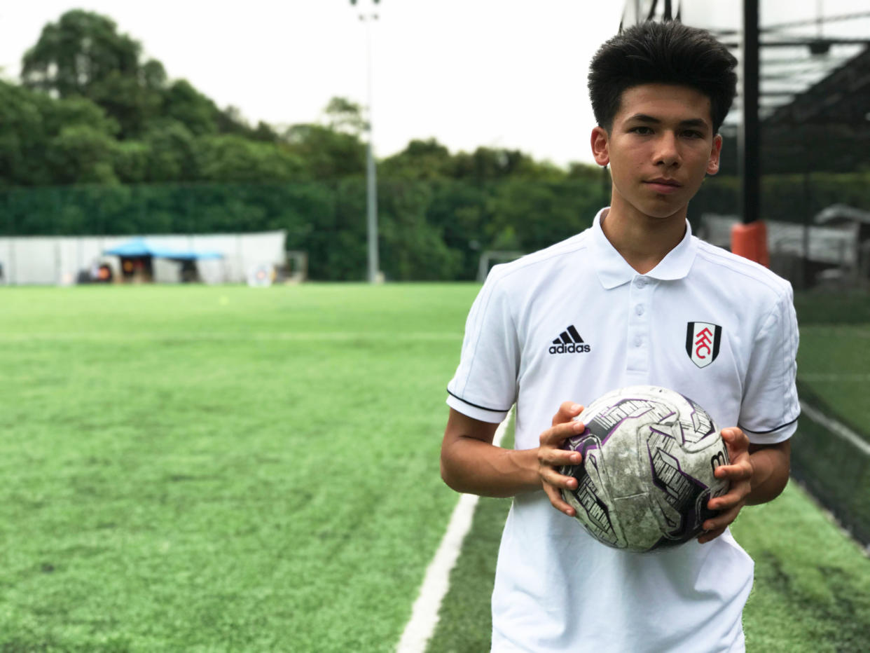 Fulham signee Ben Davis, 17, may switch allegiances if his request for a national service deferment is denied, said his father. (PHOTO: Jose Raymond/SPIN)