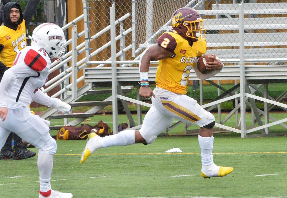 Gannon running back was a force in 2021 with 1,187 rushing yards and nine touchdowns.