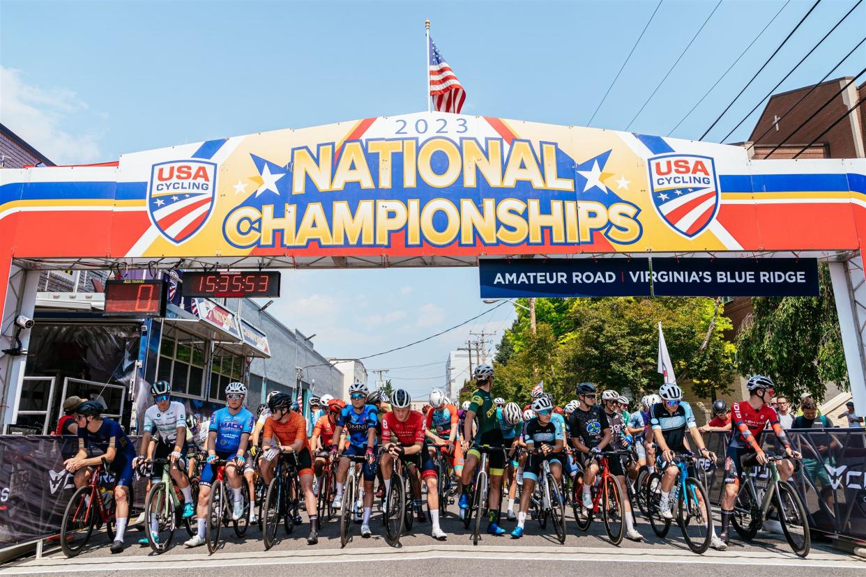  Starting line of the US amateur nationals 