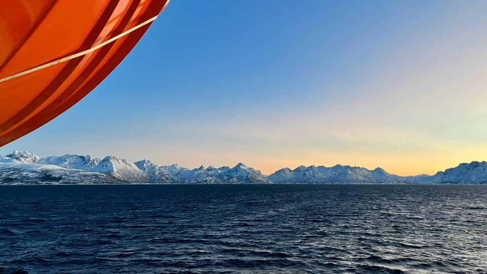 Views during the Hurtigruten Astronomy Voyage.