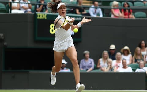 Johanna Konta beat Sloane Stephens in the last round - Credit: getty images