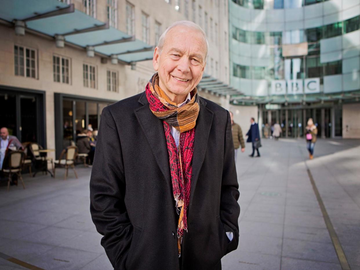 John Humphrys outside the BBC: Rex