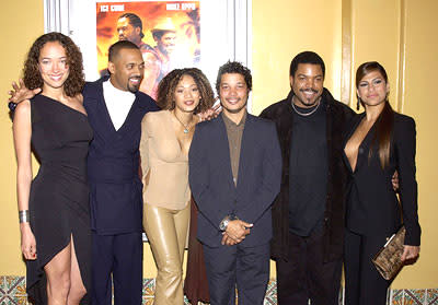 Carmen Chaplin , Mike Epps , Valarie Rae Miller , Kevin Bray , Ice Cube and Eva Mendes at the LA premiere of All About The Benjamins