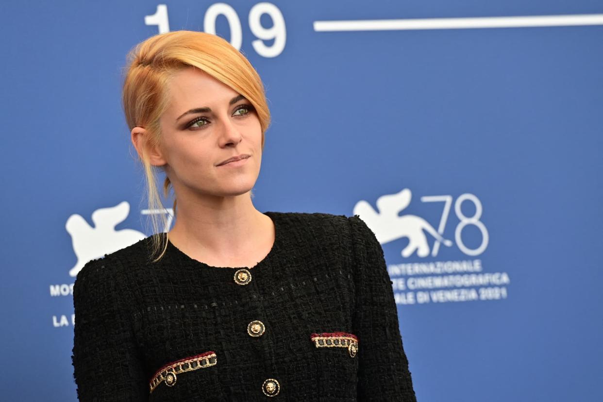 Kristen Stewart en septembre 2021 à la Mostra de Venise - MIGUEL MEDINA / AFP