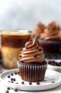 <p>Chocolate over chocolate is simply the best, and this cupcake is proof of that. </p><p><strong><a href="https://www.theflavorbender.com/perfect-chocolate-cupcakes-one-bowl/" rel="nofollow noopener" target="_blank" data-ylk="slk:Get the recipe at The Flavor Bender.;elm:context_link;itc:0;sec:content-canvas" class="link ">Get the recipe at The Flavor Bender.</a></strong></p>