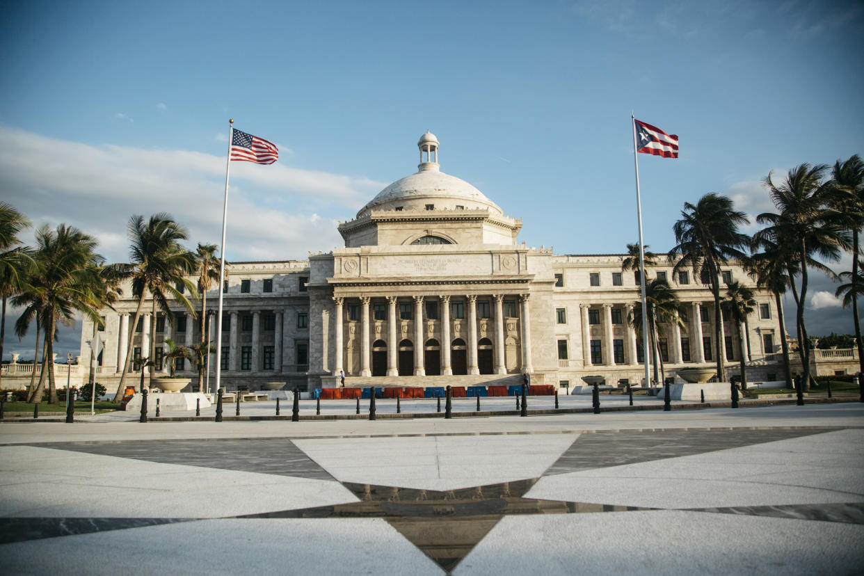 El edificio del Capitolio en San Juan, Puerto Rico, el 12 de mayo de 2017. (Erika P. Rodríguez/The New York Times).