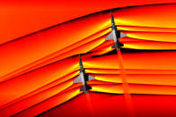 PHOTOS: NASA Captures Shockwaves of Supersonic Aircrafts Using the Schlieren Technique
