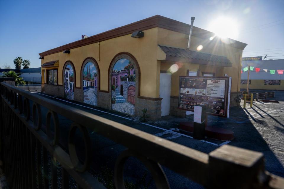 Mi Casita Purepecha restaurant's drive-through area