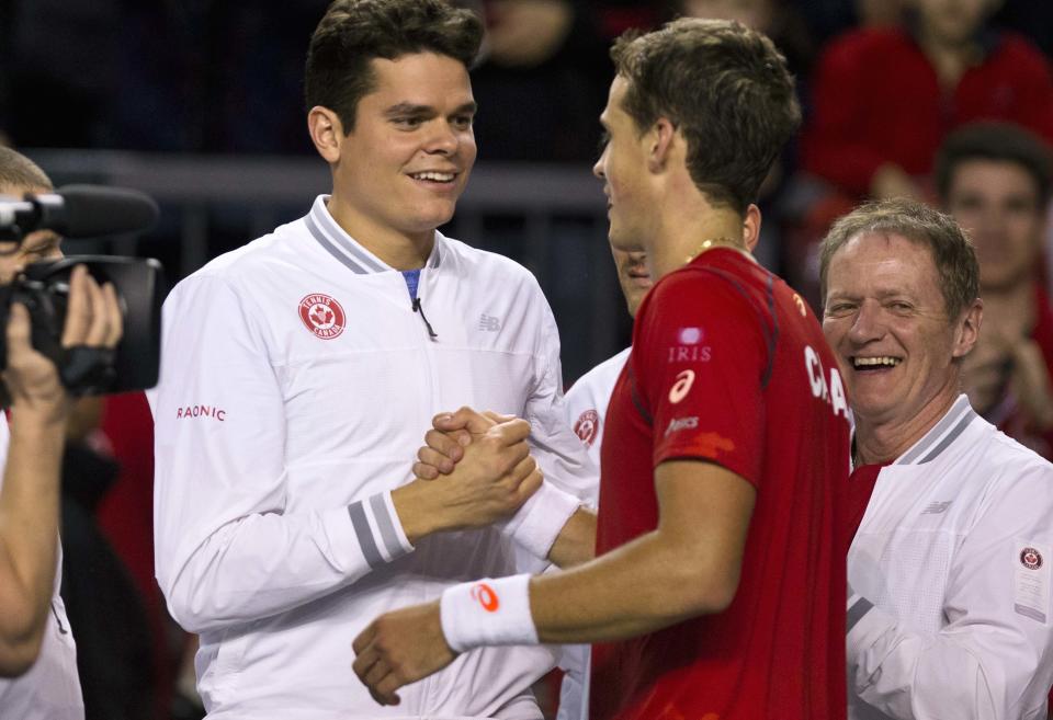 No Raonic, so Pospisil will have to carry the load. (REUTERS/Kevin Light)