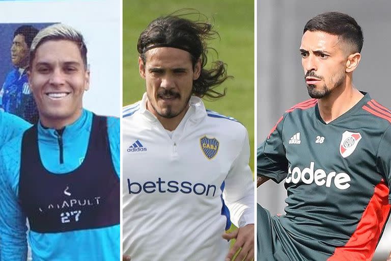 Juanfer Quintero, Cavani y Lanzini, tres refuerzos de jerarquía para el fútbol argentino