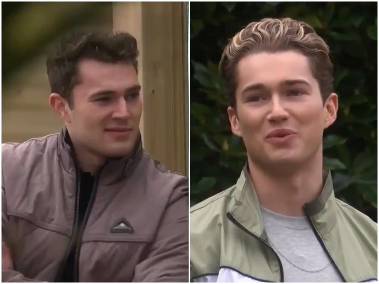 Curtis and AJ Pritchard on Hollyoaks (Channel 4)