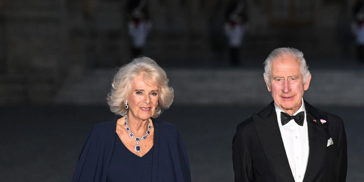 king charles iii and queen camilla visit france day one in versailles