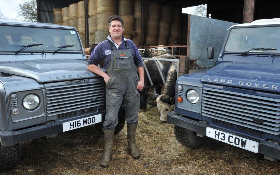 Farmer Olly Hares number plates business lifestyle cars advice - Jay Williams