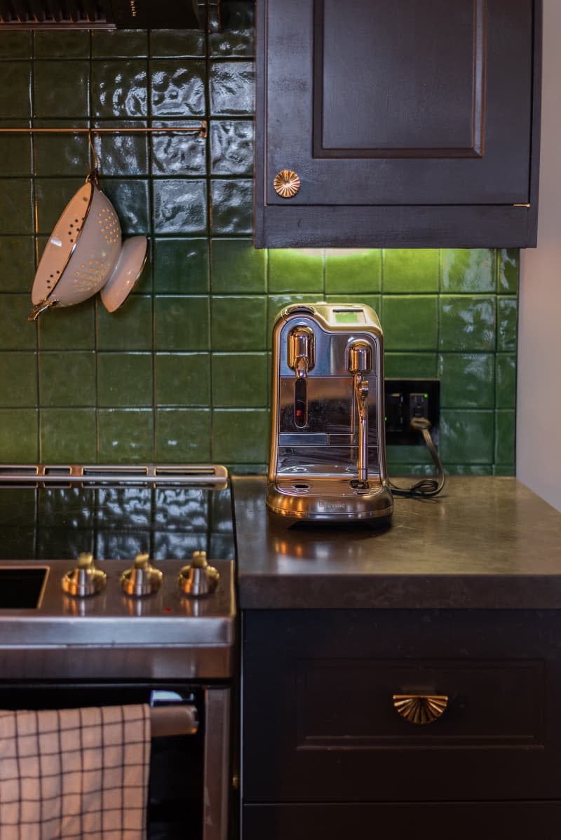 Coffee maker on a countertop.