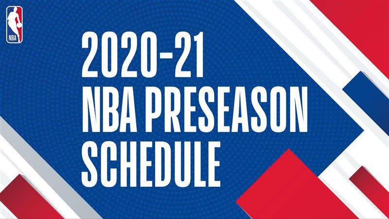 NBA台灣時間28日公布熱身賽賽程。（圖／翻攝自NBA官方推特）