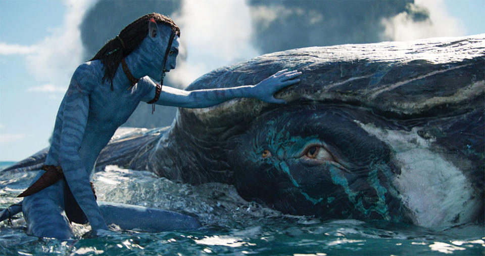 A scene from the film AVATAR: THE WAY OF WATER.