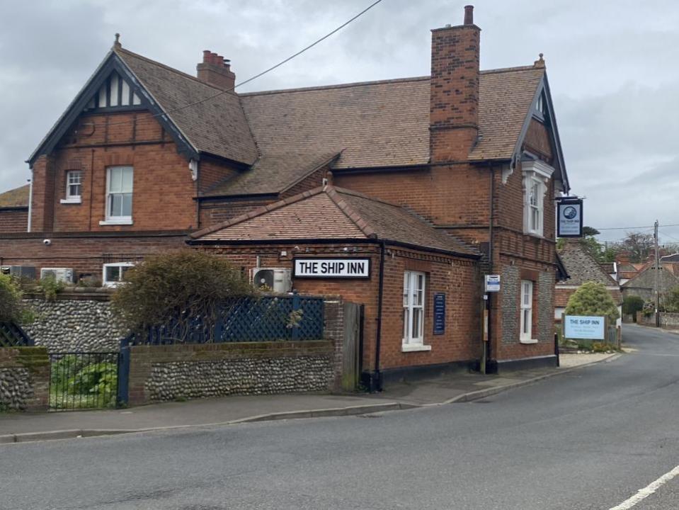 Eastern Daily Press: The Ship Inn pub in Weybourne